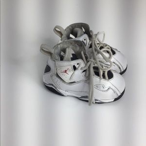 High Top White Jordan Sneakers